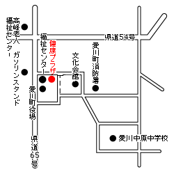 （画像）子育て支援センター（健康プラザ）の案内図