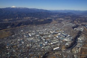 （写真）空から撮影した愛川町