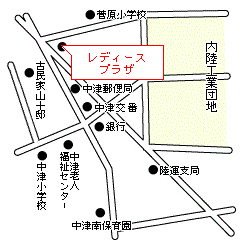 （画像）レディースプラザの案内図