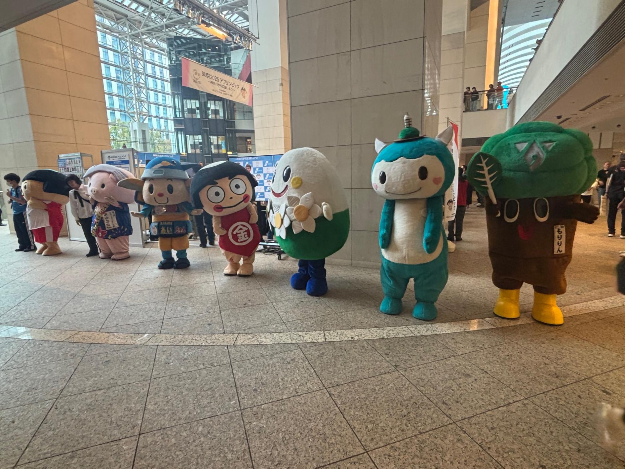 デフリンピック応援隊勢ぞろい