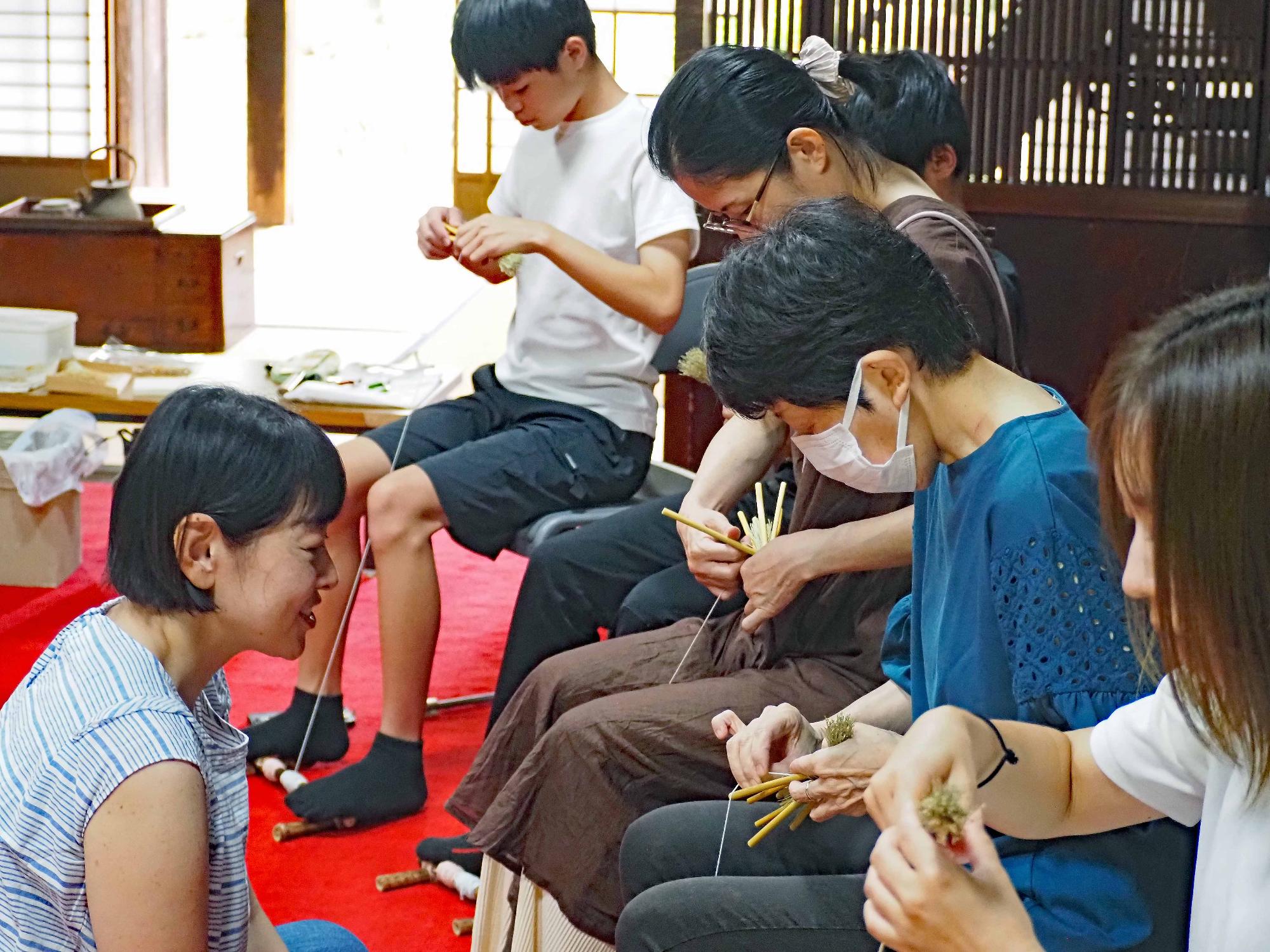 20260811山十邸中津箒手づくり教室1