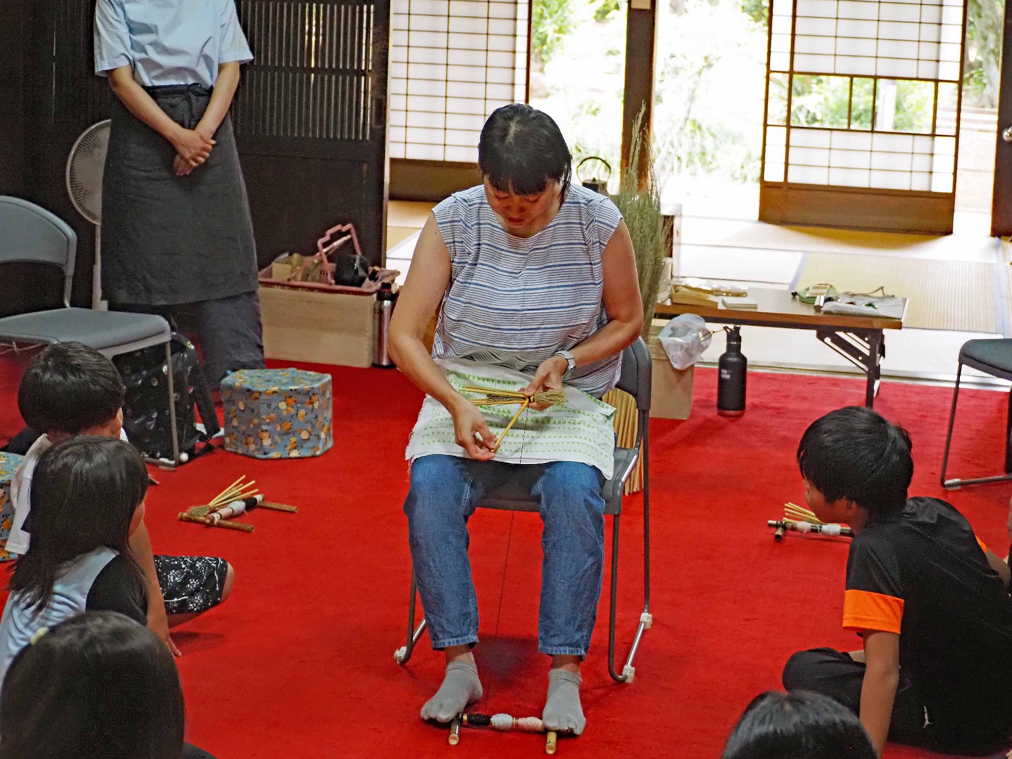 20260811山十邸中津箒手づくり教室3