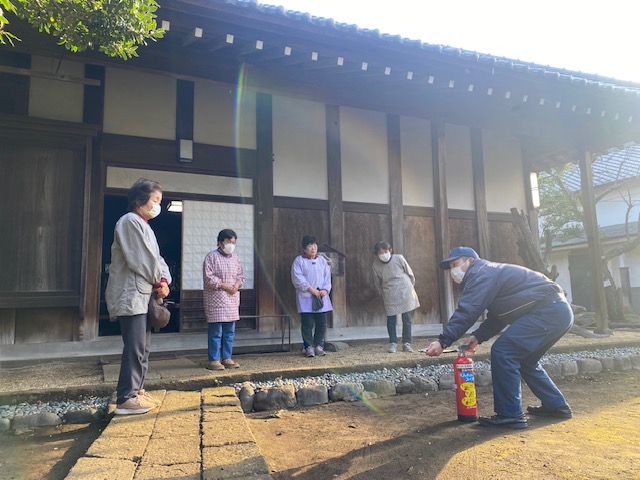 文化財防火デー訓練(古民家山十邸)