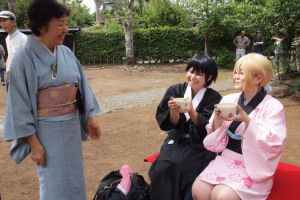 (写真)コスプレの様子
