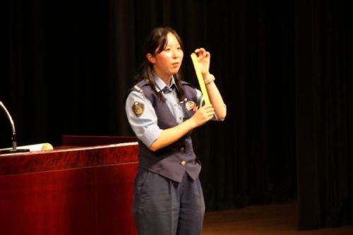 (写真)高齢者の事故防止と交通安全講座
