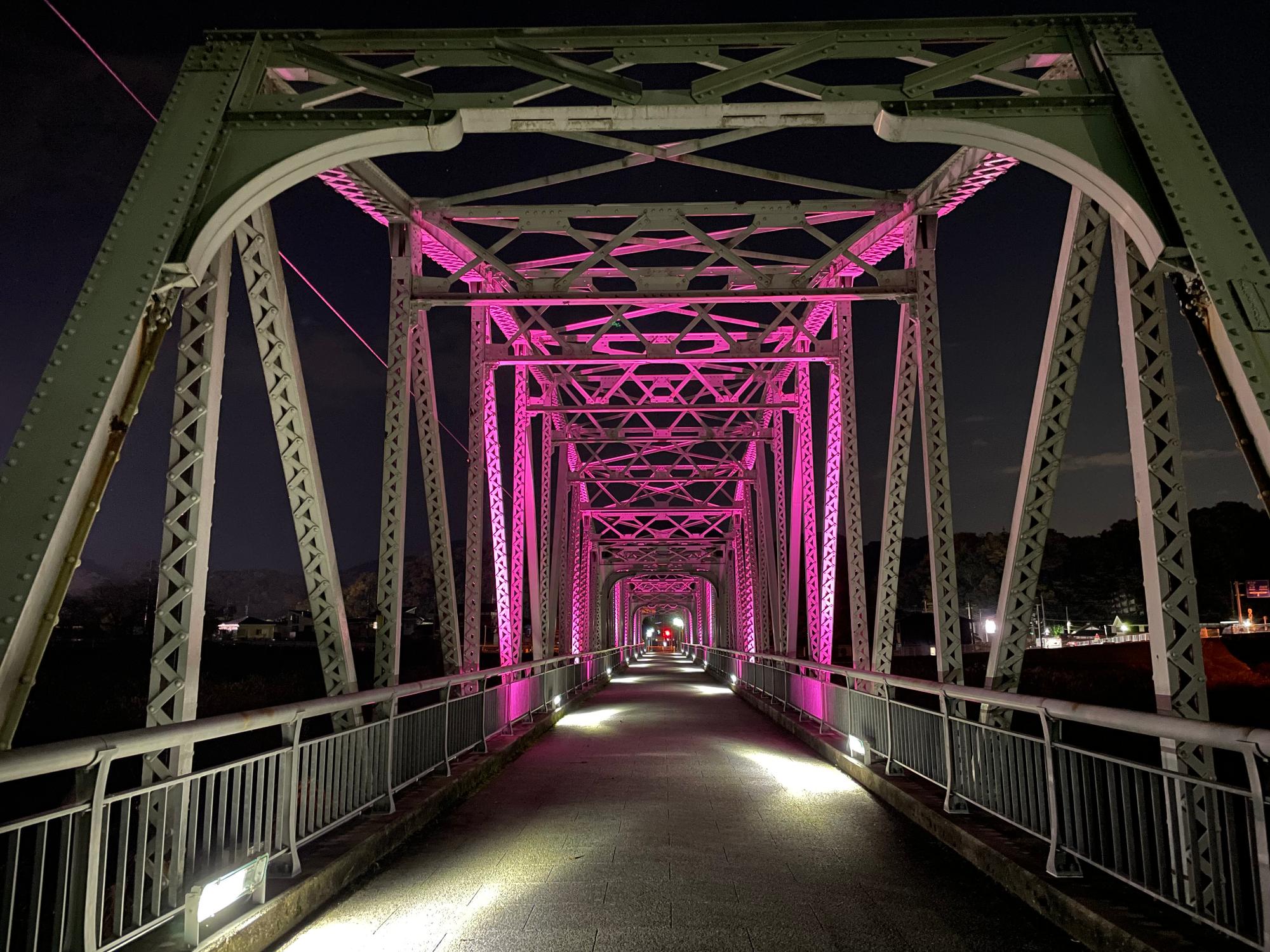 平山橋ライトアップ(2)