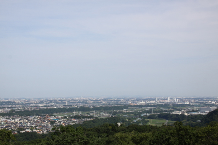 （画像）八菅山展望台からの眺め