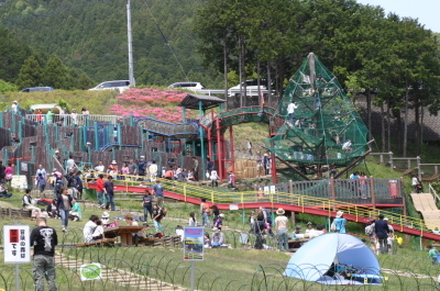 県立あいかわ公園の冒険の森