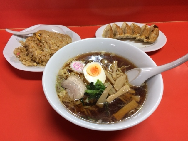 (画像)幸楽のラーメン・チャーハン・餃子