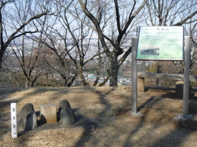 鳶尾山一等三角点案内看板