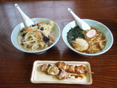 （画像）大和屋の焼き鳥・タンメン・ラーメン