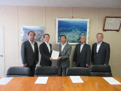 2回目となる町へ意見提言書提出
