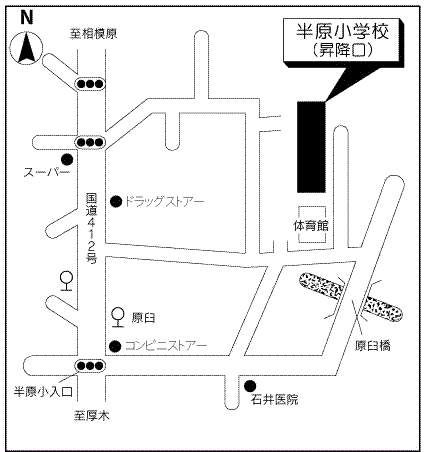 (画像)第2投票所案内略図