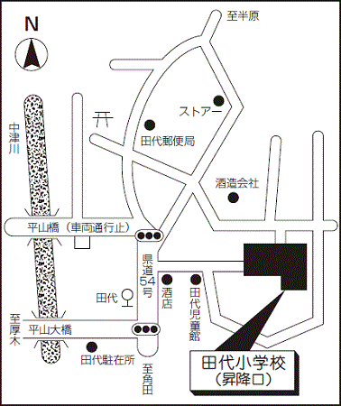 (画像)第4投票所案内略図