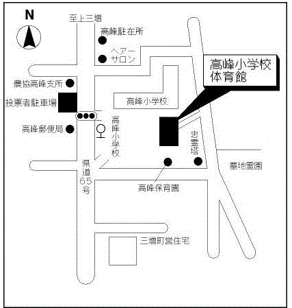 (画像)第5投票所案内略図