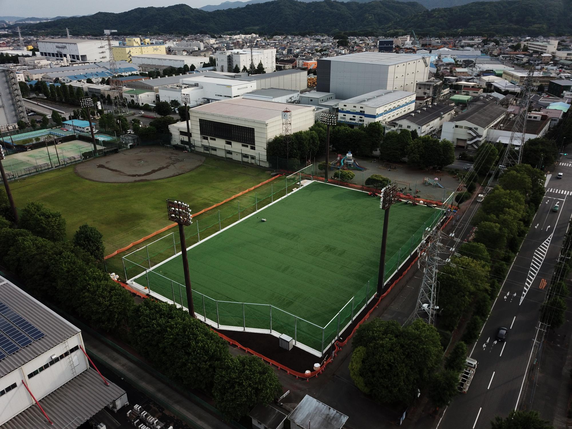 第1号公園多目的広場オープン記念サッカー教室