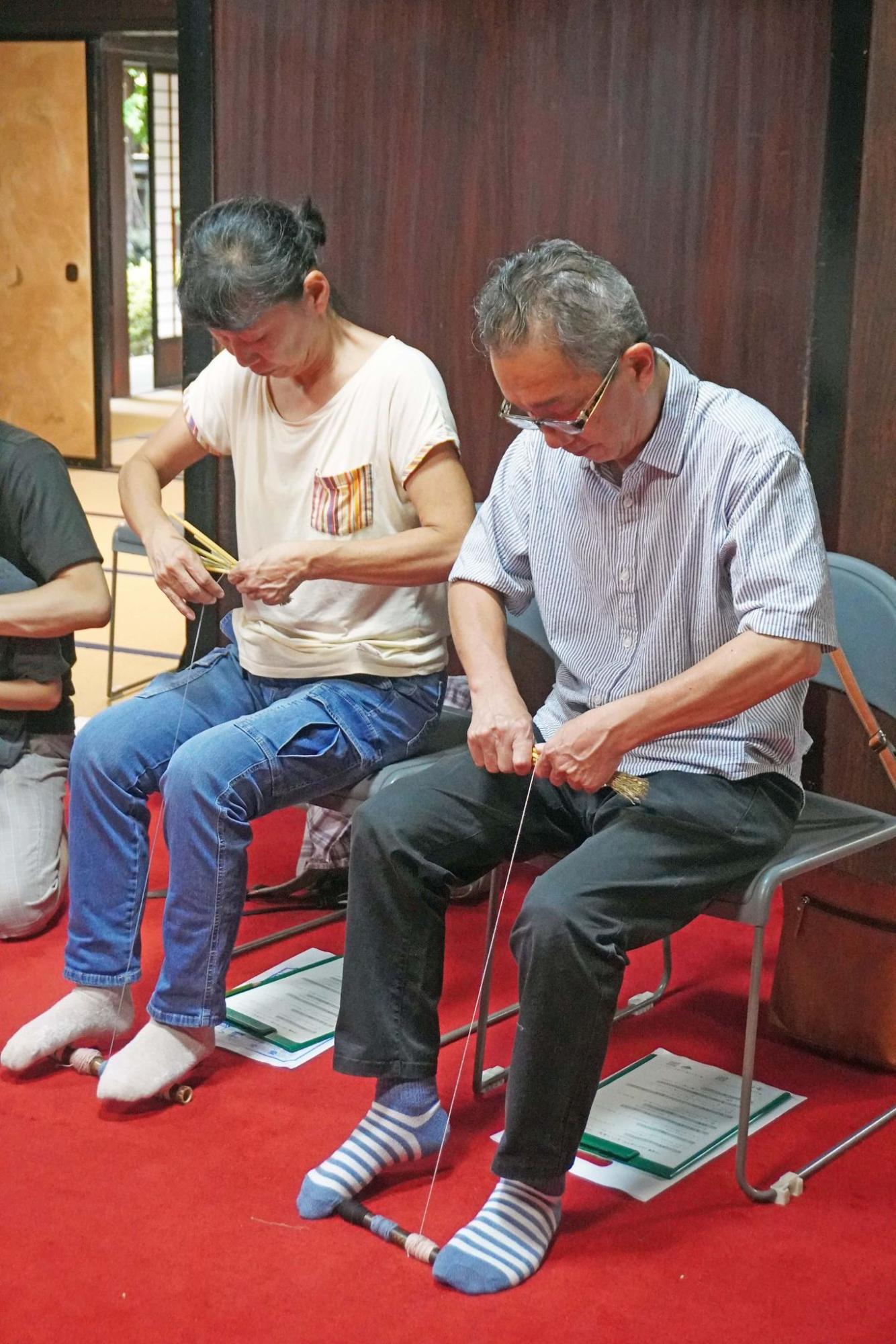 古民家山十邸文化講座中津箒手づくり教室