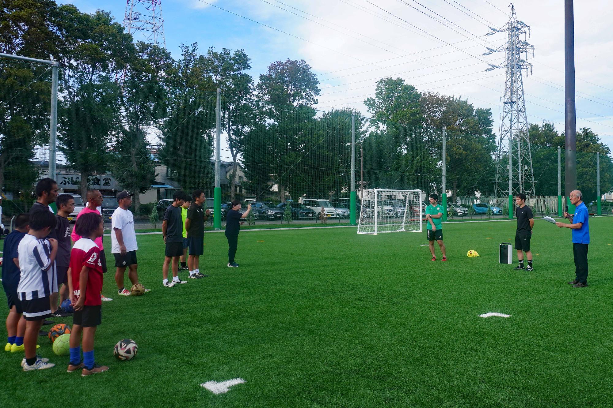 デフサッカー体験交流会