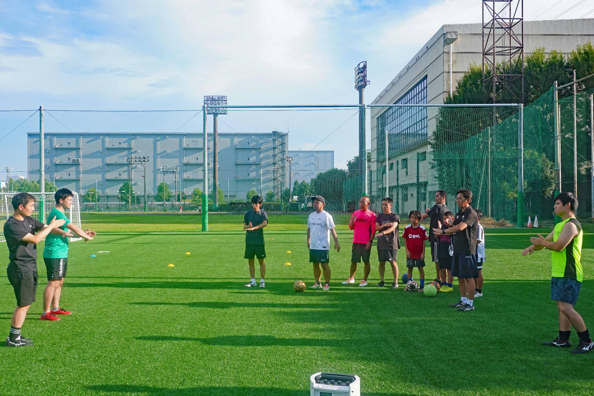 デフサッカー体験交流会