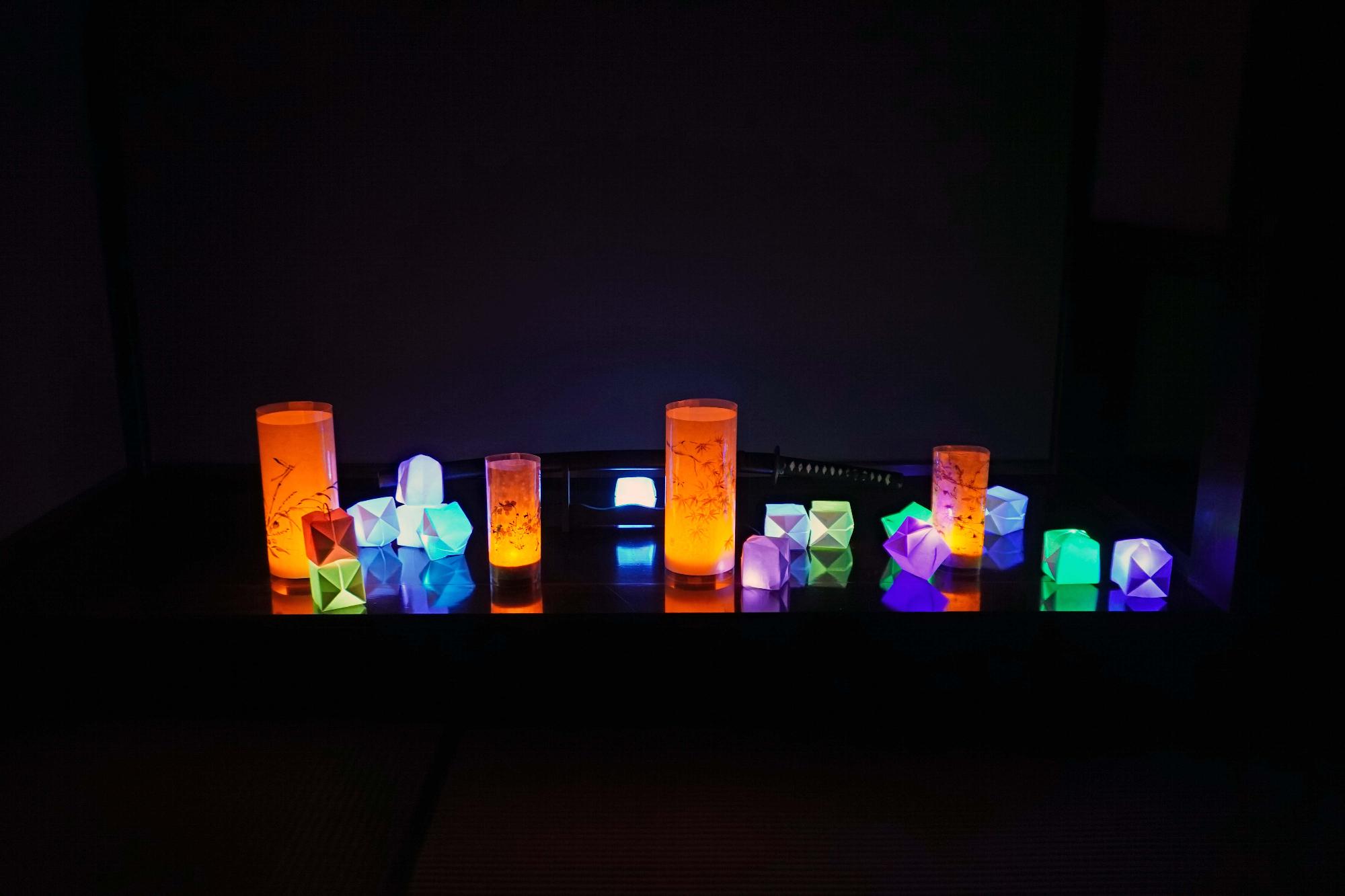 山十邸折り紙LEDワークショップ