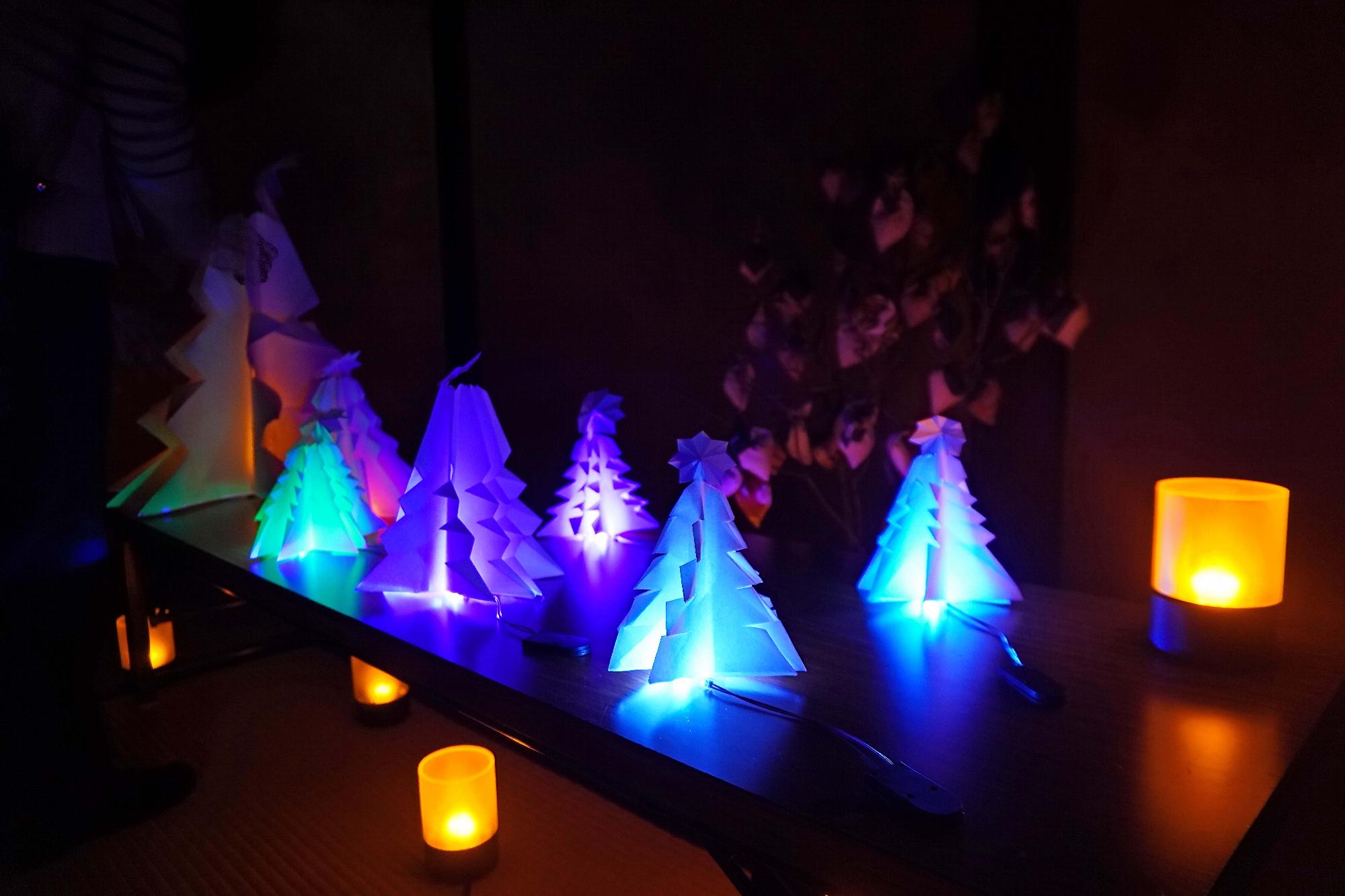 折り紙LEDワークショップ