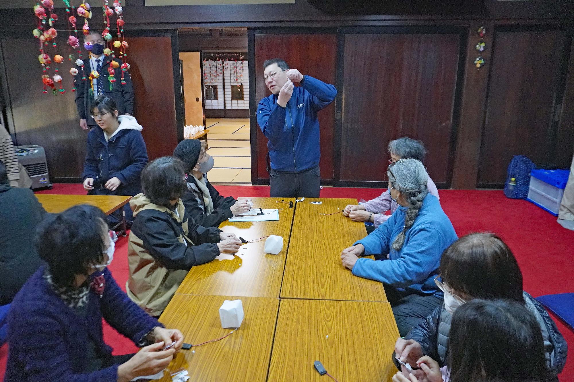 折り紙LEDワークショップ