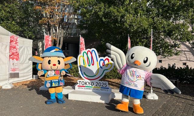 東京2025デフリンピック応援隊マスコットグリーティング