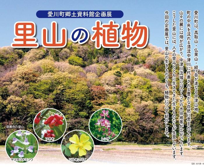 郷土資料館秋期企画展「里山の植物」