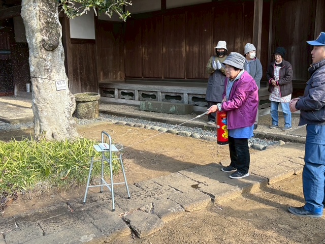 文化財防火デー訓練