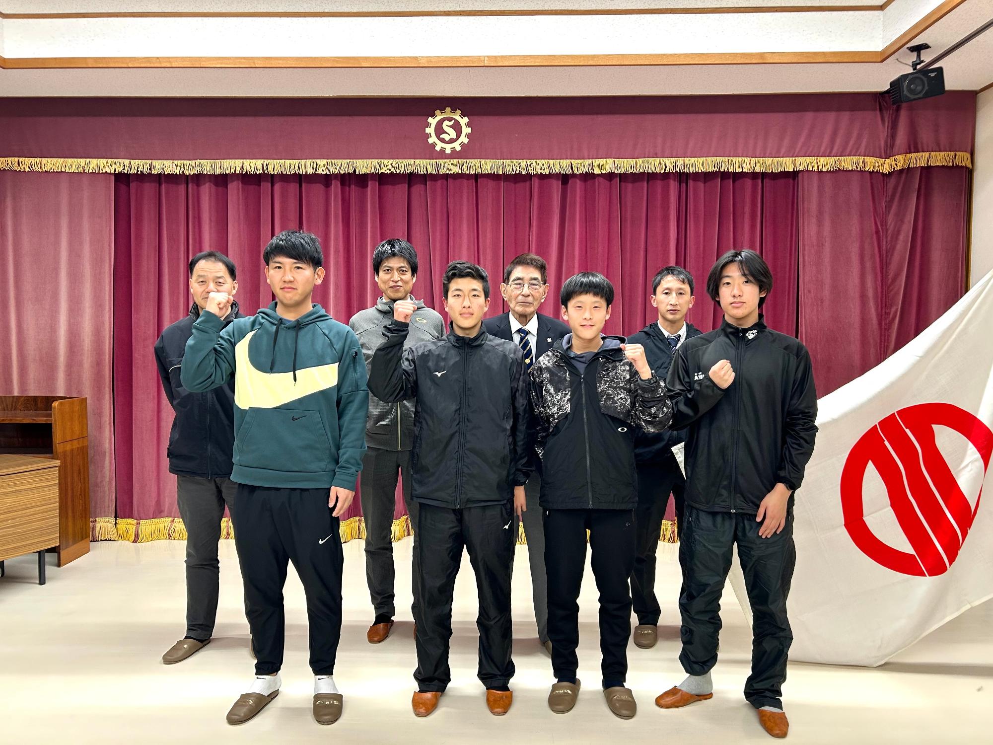 かながわ駅伝結団式