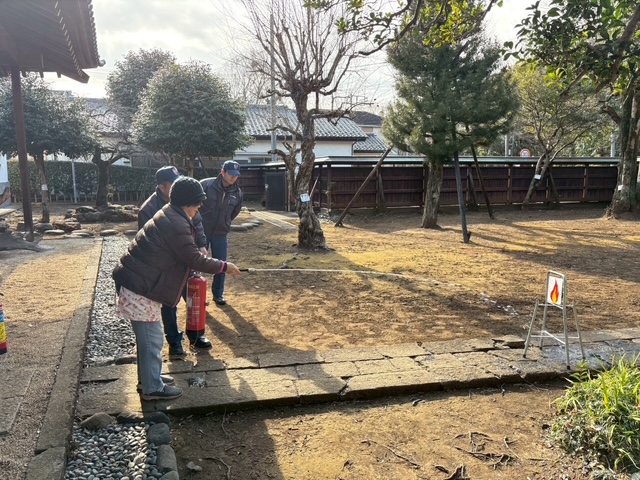 文化財防火デー訓練（古民家山十邸）