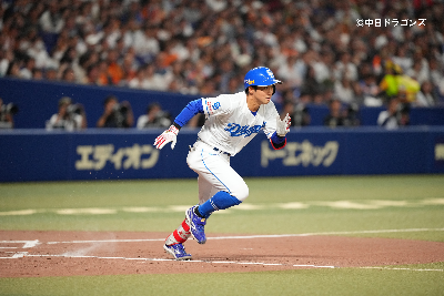 田中幹也選手（中日ドラゴンズ提供）