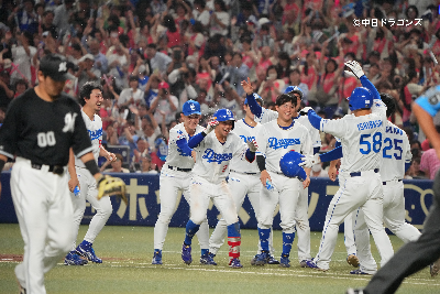 田中幹也選手（中日ドラゴンズ提供）