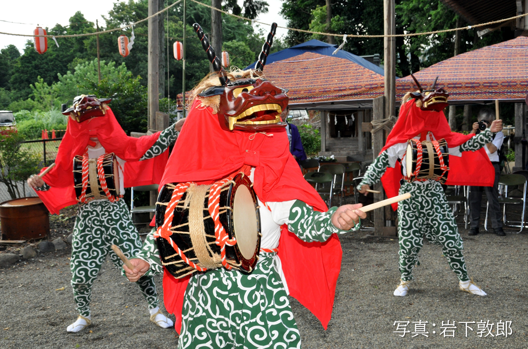 三増の三頭獅子舞