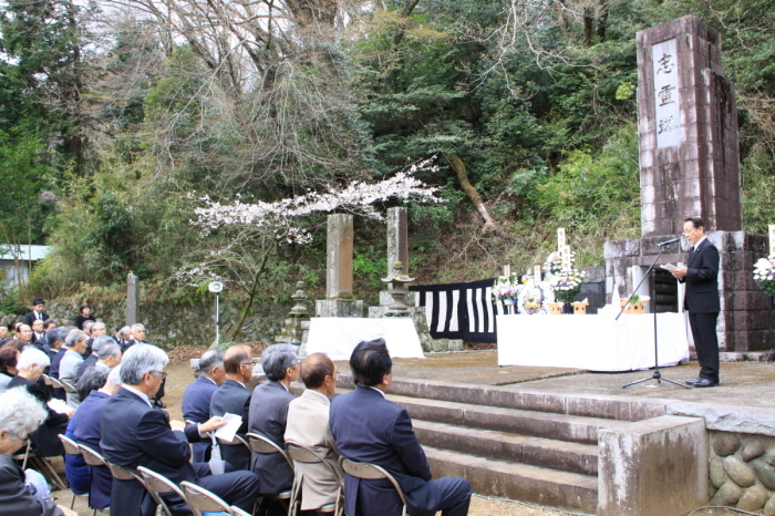 （写真）小野澤町長あいさつ