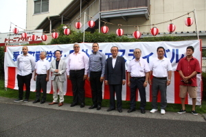 （写真）小野澤町長、駐日ドミニカ共和国特命全権大使ドミンゲス閣下ら