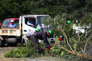 道路応急復旧訓練