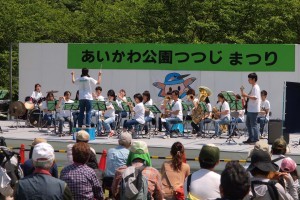 （写真）東京農業大学ウインドオーケストラ部jの演奏