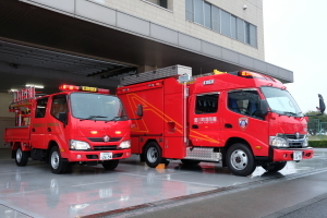 （写真）納車・配属された消防車