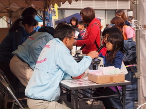 （写真）下水道のしくみ紹介コーナー