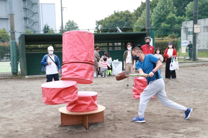 （写真）だるま落とし