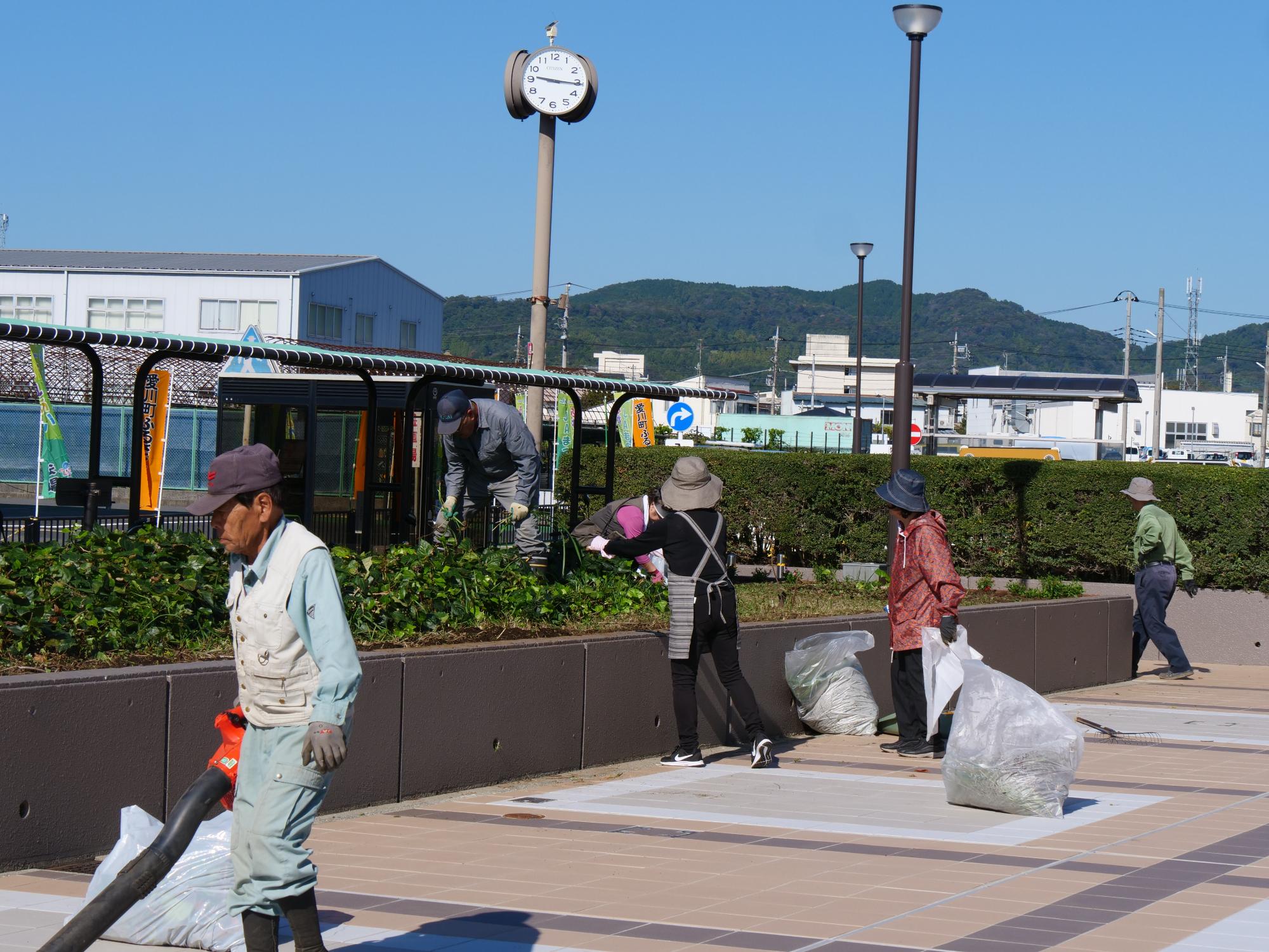 （画像）除草作業の様子