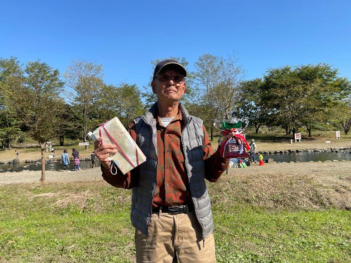 大人の部で優勝した大浦良雄さん