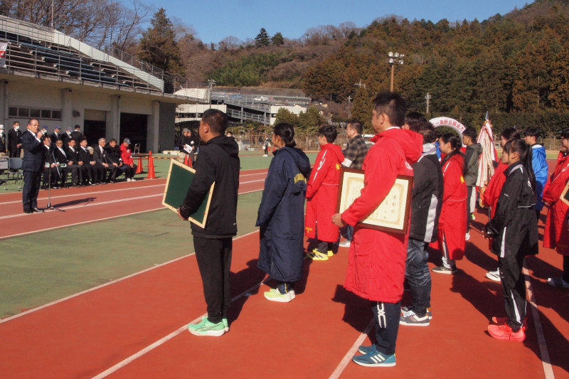 （写真）小野澤町長あいさつ