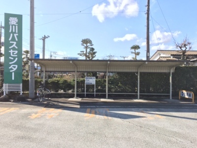 愛川バスセンターの駐輪場の様子